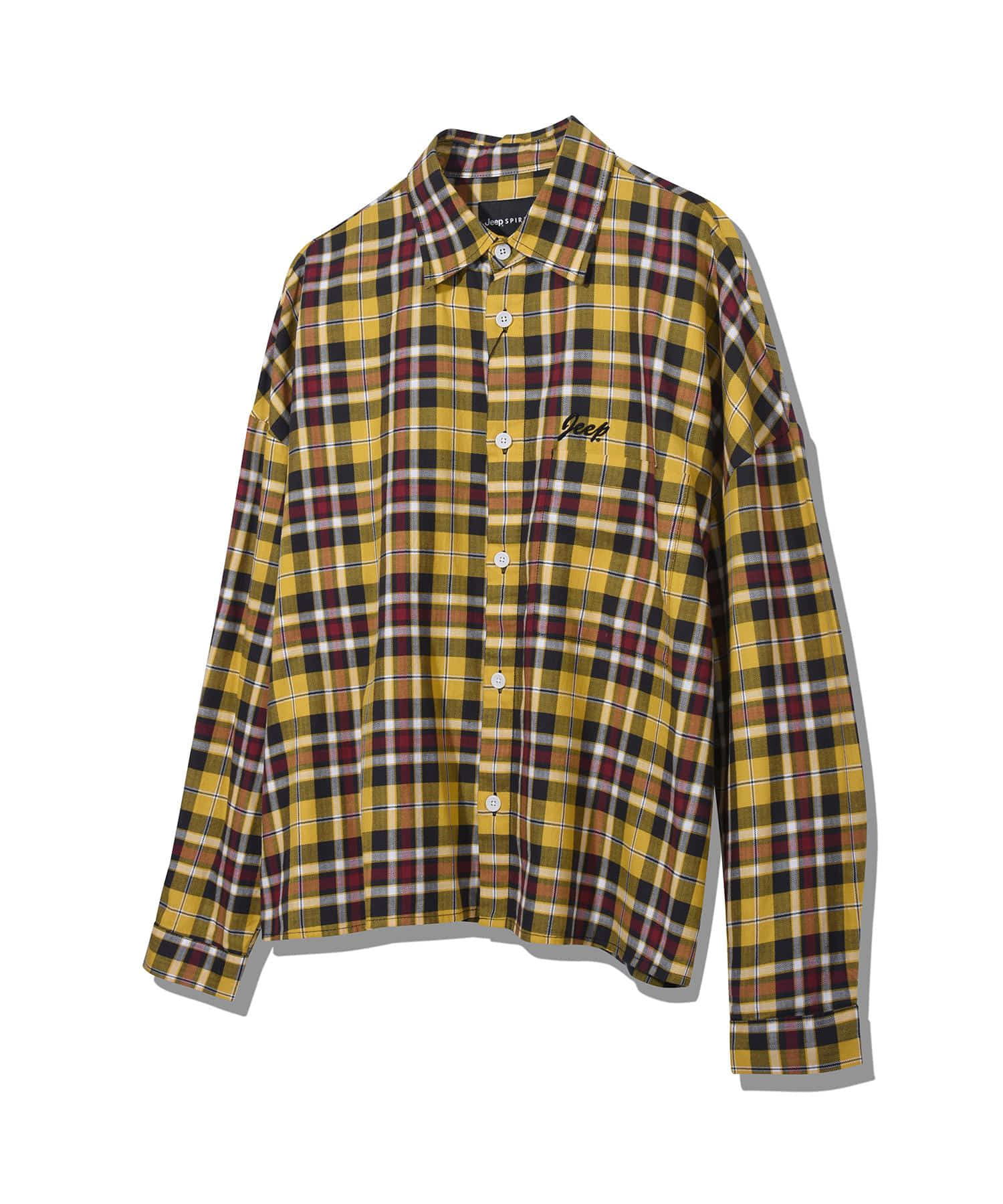 Square Out Pocket Check Shirt  (JO3SHF101YE)