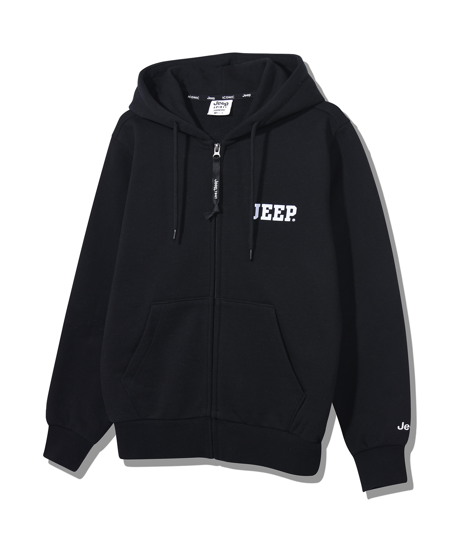 (기모)Capital Jeep Hood Zip-Up  (JO4TZU053BK)