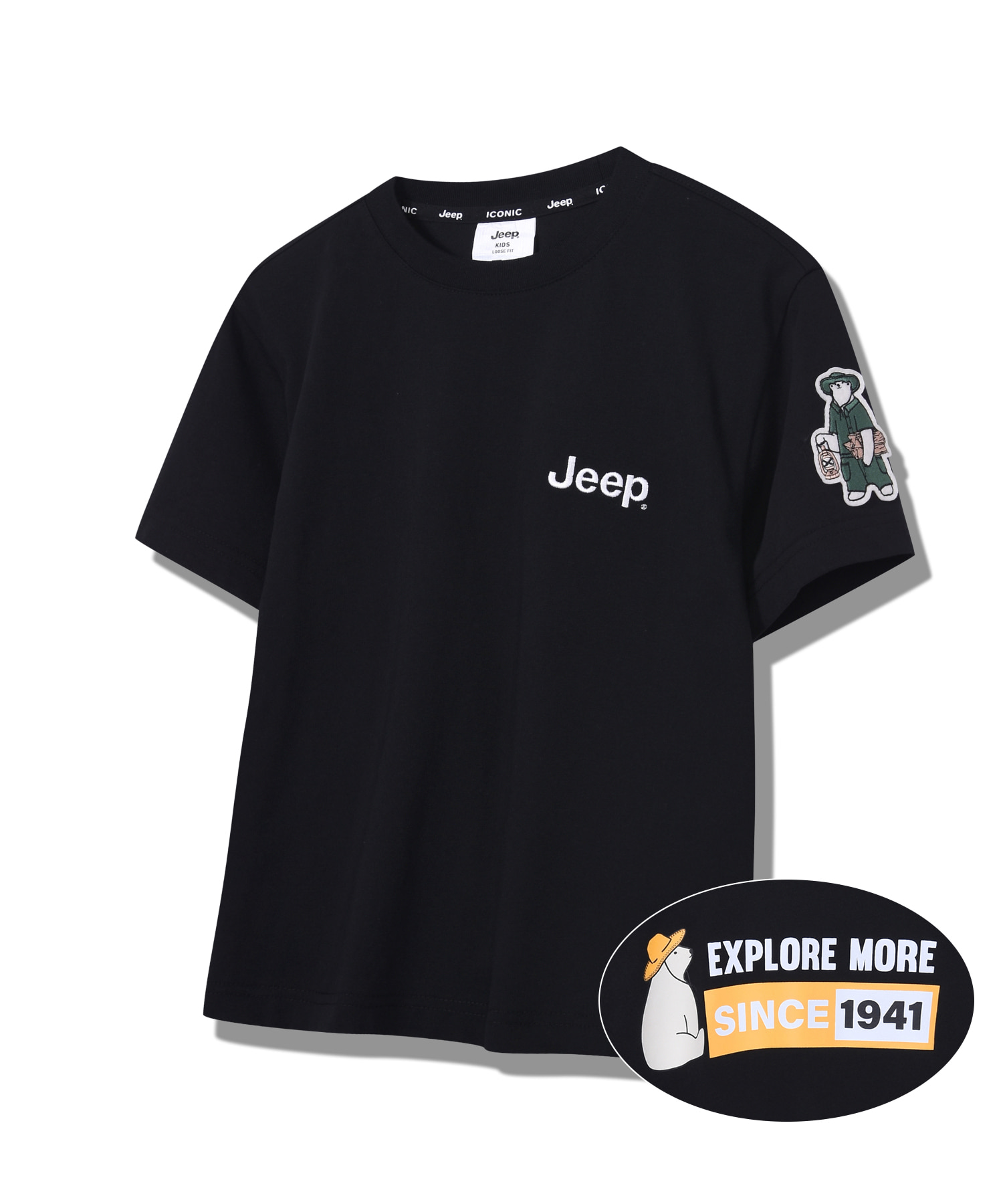 [KIDS] Jeep Since 1941 T-shirt(KP2TSU102BK)