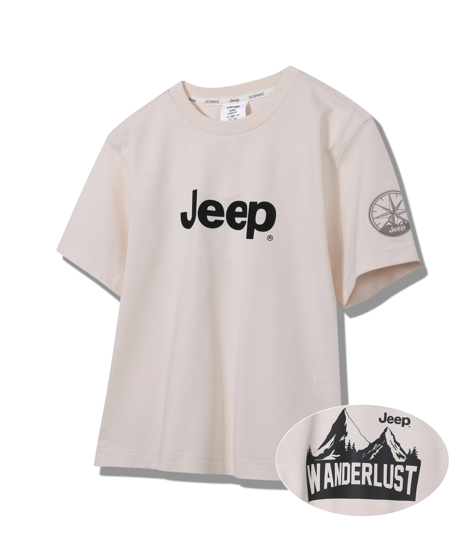 [KIDS] Jeep Wanderlust T-shirt(KP2TSU104IV)
