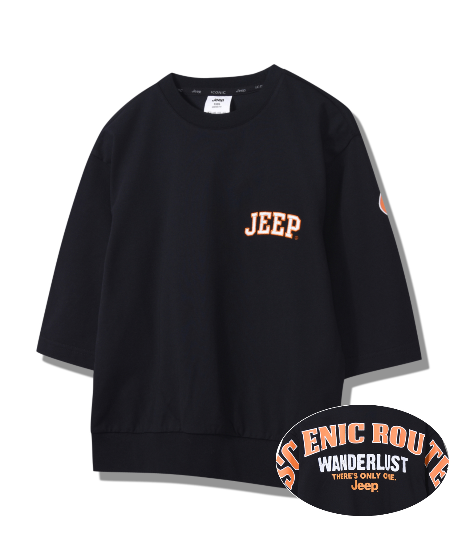 [KIDS] Jeep Scenic Route T-Shirt(KP2TSU011BK)
