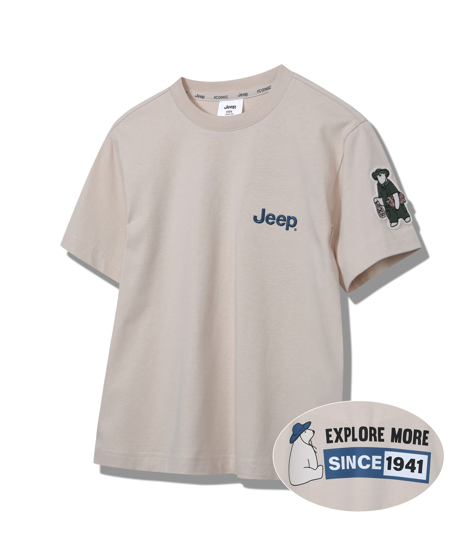 [KIDS] Jeep Since 1941 T-shirt(KP2TSU102IV)