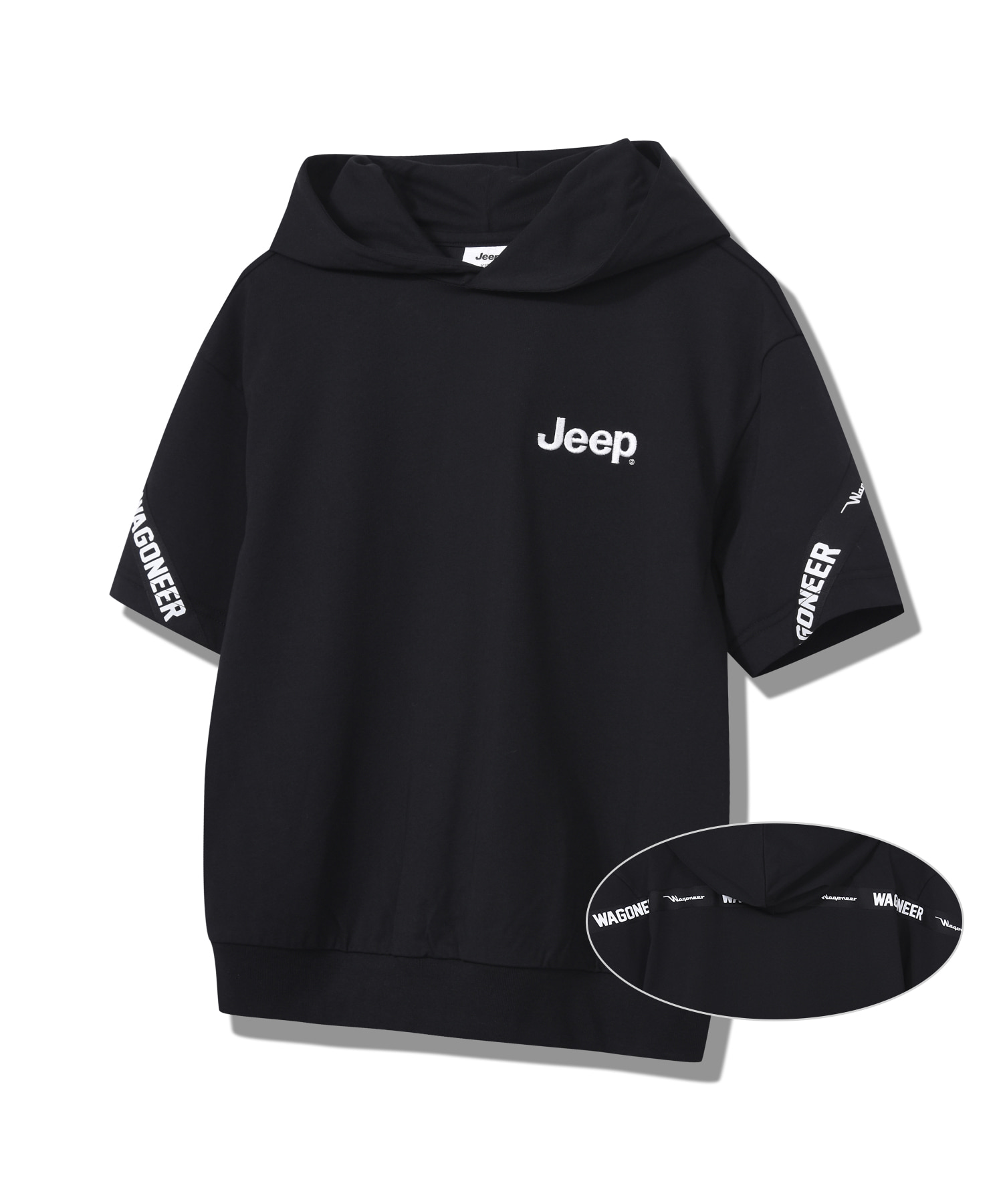 [KIDS] Jeep Wagoneer Hoodie T-Shirt(KP2THU027BK)