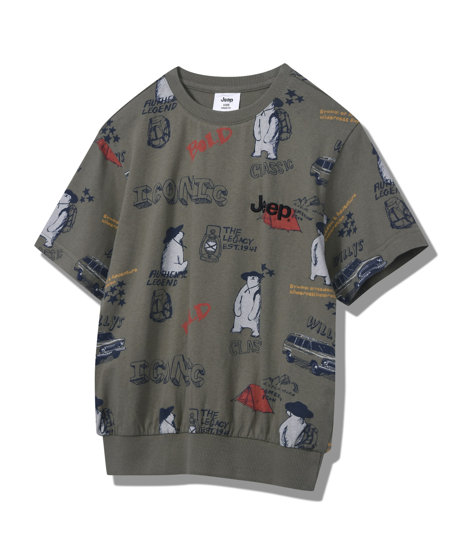 [KIDS] Camping Bear T-shirt(KP2TSU225LK)