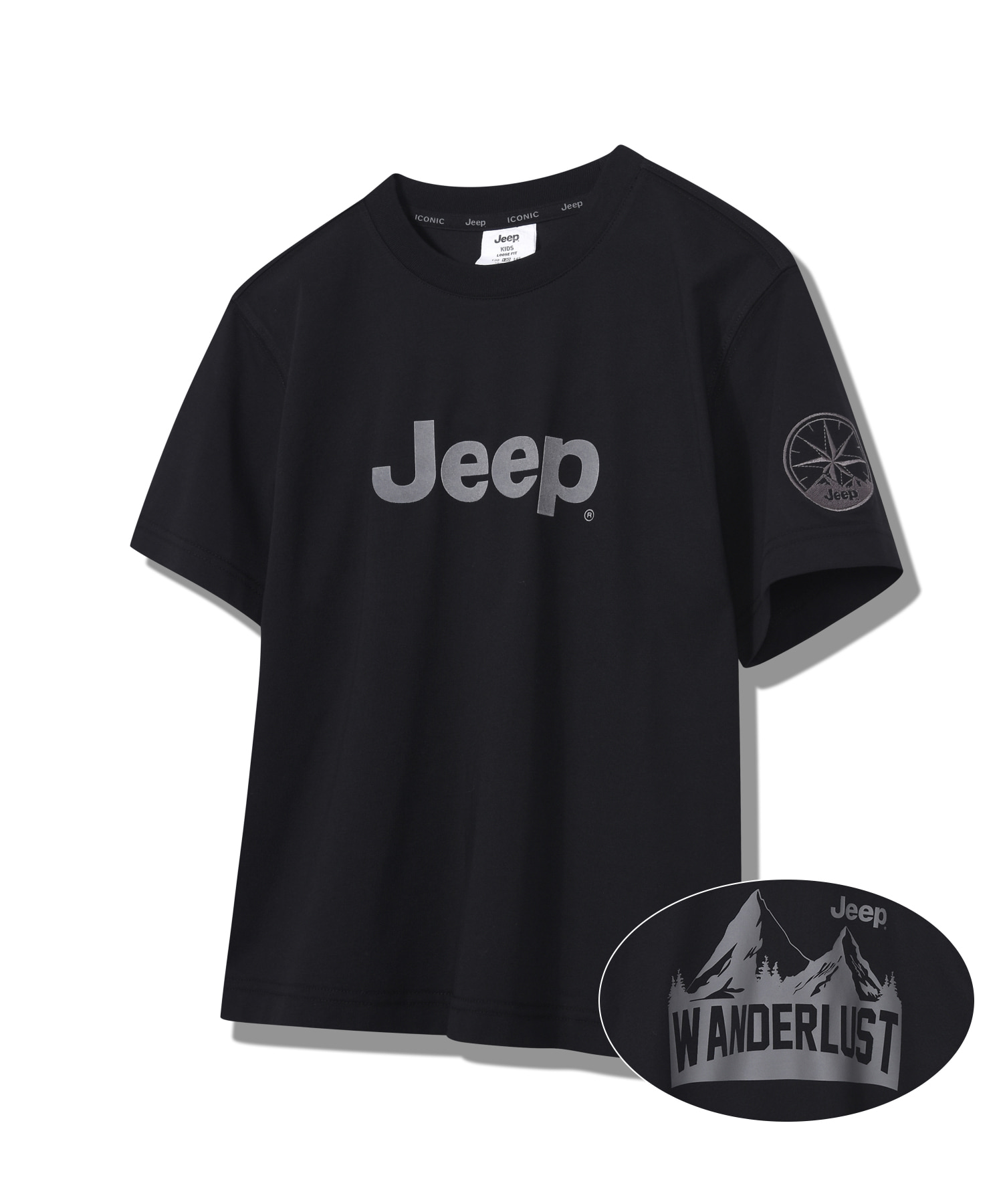 [KIDS] Jeep Wanderlust T-shirt(KP2TSU104BK)