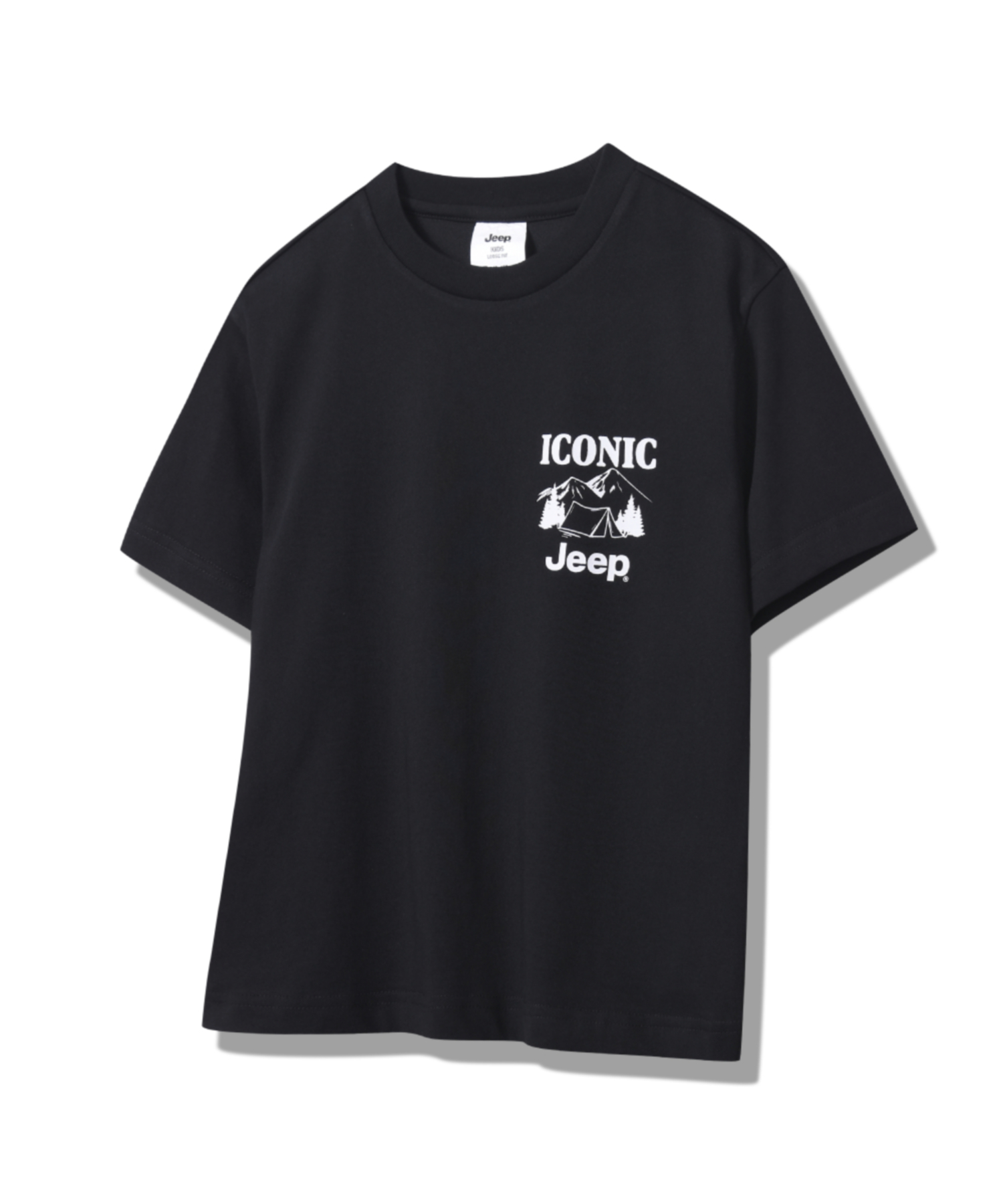 [KIDS] Iconic Camoing Half Sleeves(KP2TSU593BK)