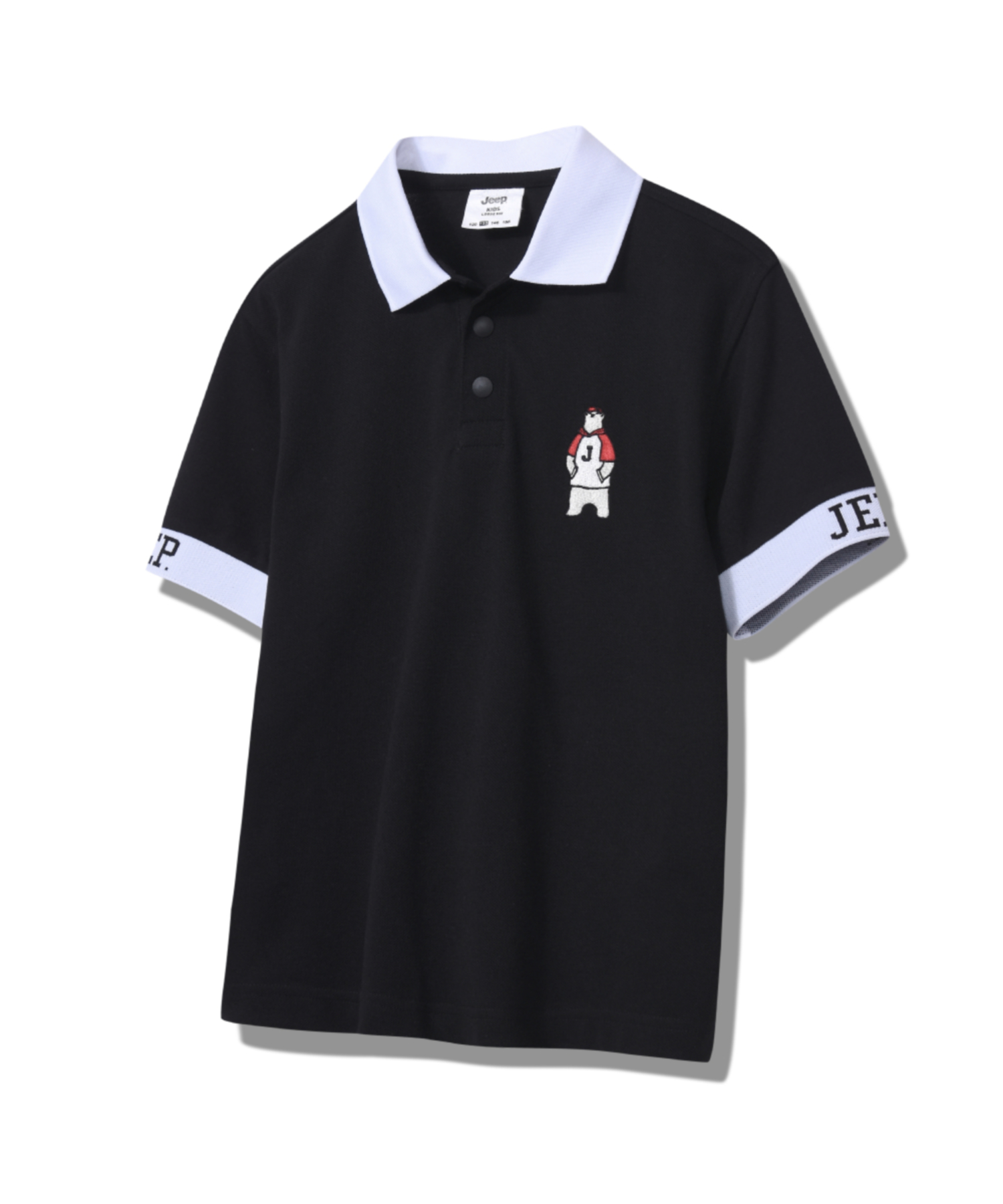 [KIDS] Jeep Bear Collar T-shirt(KP2TSU703BK)