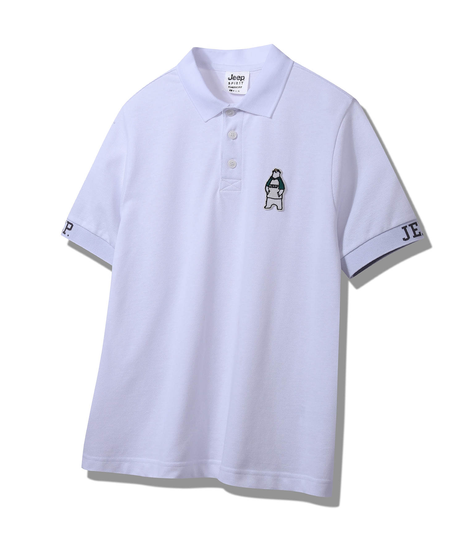 Bear Yoko Rib Pique T-shirt (JP2TSU703WH)